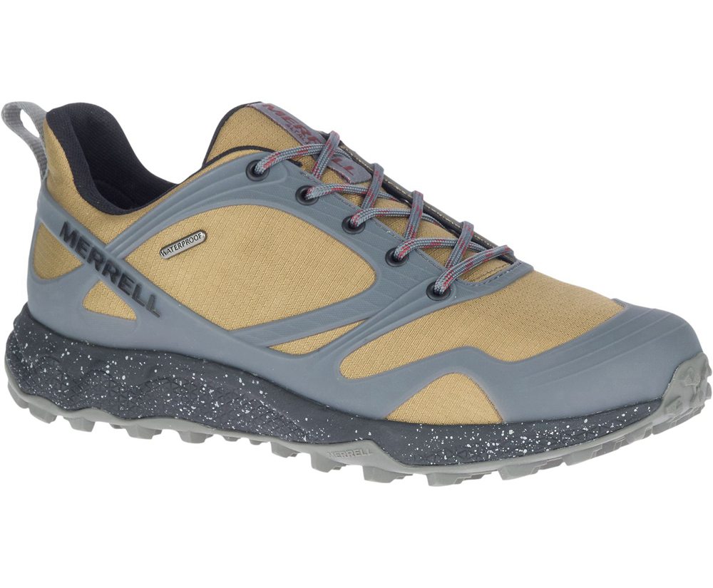 Buty Trekkingowe Merrell Męskie Żółte/Szare - Altalight Waterproof - 038756-HXI